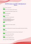 NLN PAX entrance exam 100&percnt; Verified Questions &&NewLine;Answers&NewLine;