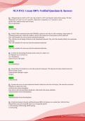 NLN PAX 1 exam 100&percnt; Verified Questions & Answers