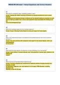 NR548 NR 548 week 1 Actual Questions and Correct Answers