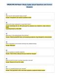 NR548 NR 548 Week 4 Study Guide Actual Questions and Correct&NewLine;Answers