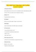 NSG 6420 Test 2 Questions with Verified&NewLine;Correct Answers