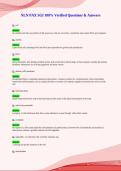 NLN PAX SGI 100&percnt; Verified Questions & Answers&NewLine;