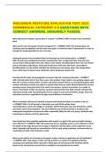 Wisconsin Pesticide Applicator Test 2026&sol;2027 &ndash; Commercial Category 6&period;0 Questions with Correct Answers &lpar;General Certification Prep Guide&rpar;