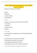 PCM3 Midterm Exam Questions with Verified&NewLine;Correct Answers