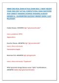 NBME CBSE REAL EXAM ACTUAL EXAM 2026 &vert;&vert; MOST RECENT &NewLine;EXAM 2026&vert;2027 ACTUAL COMPLETE REAL EXAM QUESTIONS &NewLine;AND CORRECT ANSWERS &lpar;VERIFIED ANSWERS&rpar; ALREADY &NewLine;GRADED A&plus; &vert; GUARANTEED SUCCESS&excl;&excl; NEWEST EXAM &vert; JUST &NewLine;RELEASED&excl;&excl;