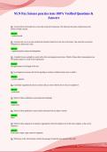 NLN Pax Science practice tests 100&percnt; Verified Questions &&NewLine;Answers&NewLine;