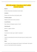 SHS 250 module 1 Questions with Verified&NewLine;Correct Answers