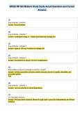 NR565 NR 565 Midterm Study Guide Actual Questions and Correct&NewLine;Answers