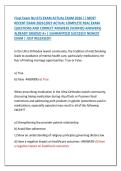 Final Exam NU 673 EXAM ACTUAL EXAM 2026 &vert;&vert; MOST &NewLine;RECENT EXAM 2026&vert;2027 ACTUAL COMPLETE REAL EXAM &NewLine;QUESTIONS AND CORRECT ANSWERS &lpar;VERIFIED ANSWERS&rpar; &NewLine;ALREADY GRADED A&plus; &vert; GUARANTEED SUCCESS&excl;&excl; NEWEST &NewLine;EXAM &vert; JUST RELEASED&excl;&excl;