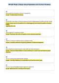 NR 565 Week 2 Study Actual Questions and Correct Answers