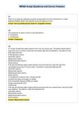 NR565 Actual Questions and Correct Answers