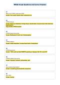 NR565 Actual Questions and Correct Answers