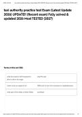 taxi authority practice test Exam &lpar;Latest Update 2026&rpar; UPDATE&excl;&excl; &lpar;Recent exam&rpar; Fully solved & updated 2026 Most TESTED &lpar;2027&rpar;&NewLine;