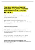 NUR 6665 TEST BANK &lpar;NEW&NewLine;VERSION 2026&sol;2027&rpar; UPDATED&NewLine;QUESTIONS WITH ANSWERS&period;&NewLine;GRADED A&plus;