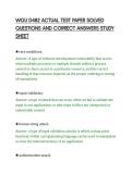 WGU D479 USER EXPERIENCE DESIGN&NewLine;TASK 1 UPDATED ACTUAL QUESTIONS&NewLine;AND CORRECT ANSWERS GRADED A&plus;