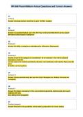 NR 565 Pharm Midterm Actual Questions and Correct Answers