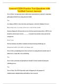 General CEDS Practice Test Questions with&NewLine;Verified Correct Answers