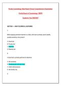 Florida Cosmetology State Board Clinical Exam 2026&sol;2027 &vert; DBPR &vert; 150 Practice Questions with Answers & Detailed Rationales