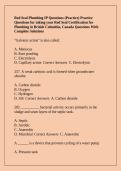 Red Seal Plumbing IP Questions &lpar;Practice&rpar; Practice Questions for taking your Red Seal Certification for Plumbing in British Columbia&comma; Canada Questions With Complete Solutions