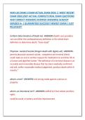 NUR 110 EXAM 2 EXAM ACTUAL EXAM 2026 &vert;&vert; MOST RECENT &NewLine;EXAM 2026&vert;2027 ACTUAL COMPLETE REAL EXAM QUESTIONS &NewLine;AND CORRECT ANSWERS &lpar;VERIFIED ANSWERS&rpar; ALREADY &NewLine;GRADED A&plus; &vert; GUARANTEED SUCCESS&excl;&excl; NEWEST EXAM &vert; JUST &NewLine;RELEASED&excl;&excl;
