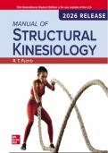 Manual of Structural Kinesiology&comma; 2026 Release BY  R&period; T&period; Floyd PDF DOWNLOAD 