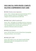 WGU D482 FULL PAPER QUESTIONS AND&NewLine;ANSWERS COMPLETE EXAM PREP