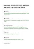 WGU D482 FULL PAPER UPDATED COMPLETE&NewLine;SOLUTION COMPREHENSIVE STUDY GUIDE