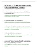 WGU D482 UPDATED TEST PAPER QUESTIONS&NewLine;AND SOLUTIONS GRADED A&plus; REVIEW