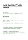 WGU D483 COMPREHENSIVE SCRIPT&NewLine;SOLVED QUESTIONS AND ANSWERS&NewLine;GRADED A&plus;