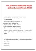 Astro 7N Exam 2 Practice Exam 2026&sol;2027 &vert; 100&plus; Astronomy Questions with Answers & Detailed Rationales