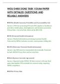 WGU D485 DGN2 TASK 1 EXAM PAPER&NewLine;WITH DETAILED QUESTIONS AND&NewLine;RELIABLE ANSWERS