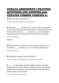 GGH3702 ASSIGNMENT 2 PRACTICE&NewLine;QUESTIONS AND ANSWERS 2026&NewLine;UPDATED VERSION VERIFIED A&plus;