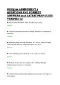 GGH3702 ASSIGNMENT 2&NewLine;QUESTIONS AND CORRECT&NewLine;ANSWERS 2026 LATEST PREP GUIDE&NewLine;VERIFIED A&plus;&NewLine;