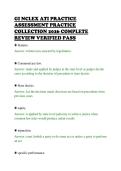 GI NCLEX ATI PRACTICE&NewLine;ASSESSMENT PRACTICE&NewLine;COLLECTION 2026 COMPLETE&NewLine;REVIEW VERIFIED PASS