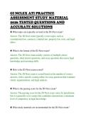 GI NCLEX ATI PRACTICE&NewLine;ASSESSMENT STUDY MATERIAL&NewLine;2026 TESTED QUESTIONS AND&NewLine;ACCURATE SOLUTIONS