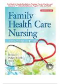 Test Bank for Family Health Care Nursing&colon; Theory&comma; Practice&comma; and Research&comma; 7th Edition by Melissa Robinson&comma; Deborah Padgett Coehlo&comma; and Paul S&period; Smith 