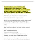 NUR TWO ZERO NINE TWO HEALTH&NewLine;ASSESSMENT COMPREHENSIVE STUDY&NewLine;GUIDE TWO &lpar;NEW VERSION 2026&sol;2027&rpar; FULL&NewLine;QUIZ BANK QUESTIONS WITH EXPERTLY&NewLine;CRAFTED CORRECT RATIONALES GRADED A&plus;