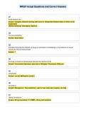NR567 Actual Questions and Correct Answers