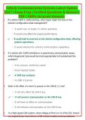 Vehicle Communication Systems Latest Update 2027 &vert; Exam Prep &vert; Verified Questions & Answers PDF &vert; 100&percnt; Accurate Answers &vert; 100&percnt; Guarantee Pass INSTANT PDF DOWNLOAD