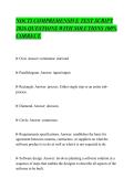 NOCTI COMPREHENSIVE TEST SCRIPT&NewLine;2026 QUESTIONS WITH SOLUTIONS 100&percnt;&NewLine;CORRECT&period;