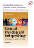 TEST BANK FOR Advanced Physiology and  Pathophysiology&colon; Essentials for Clinical Practice 2nd  Edition &lpar; Nancy Tkacs &comma;Linda Herrmann &rpar; Complete Guide&vert;Ace your exam on your first attempt&excl;&excl;&excl;&excl;