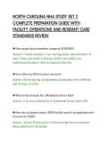 NORTH CAROLINA NHA STUDY SET 2&NewLine;COMPLETE PREPARATION GUIDE WITH&NewLine;FACILITY OPERATIONS AND RESIDENT CARE&NewLine;STANDARDS REVIEW