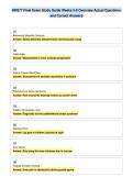 NR577 Final Exam Study Guide Weeks 5-8 Overview Actual Questions&NewLine;and Correct Answers