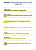 NR577 NR 577 Midterm Exam Study Guide Actual Questions and&NewLine;Correct Answers