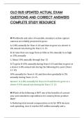 GLO BUS UPDATED ACTUAL EXAM&NewLine;QUESTIONS AND CORRECT ANSWERS&NewLine;COMPLETE STUDY RESOURCE