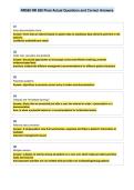 NR599 NR 599 Final Actual Questions and Correct Answers