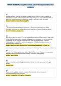 NR599 NR 599 Nursing Informatics Actual Questions and Correct&NewLine;Answers