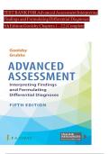 Test Bank For Advanced Assessment 5th Edition By Goolsby And Grubbs Chapters 1-22 &vert; ISBN 9781719645935