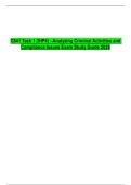 C841 Task 1 &lpar;IHP4&rpar; - Analyzing Criminal Activities and Compliance Issues Exam Study Guide 2026