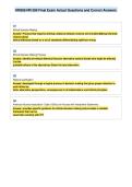 NR599 NR 599 Final Exam Actual Questions and Correct Answers